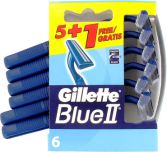 Disposable Razor Blue II 6 pcs Disposable Razor Blue II 6 pcs