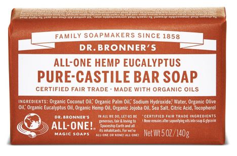 Dr. Bronner's Pure-Castile Soap Eucalyptus 140 Gr