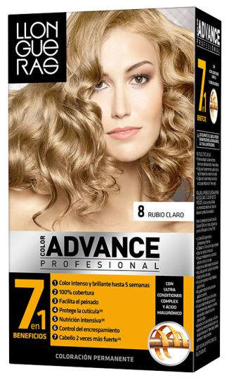 Advance Hair Color Colour No. 8-Light Blond Advance Hair Color Colour No. 8-Light Blond