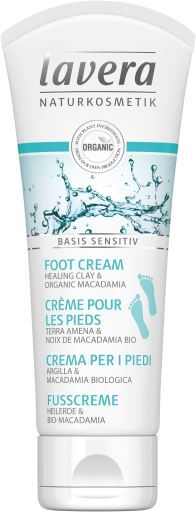 Foot cream basis sensitive, with macadamia oil and clay 75 ml Foot cream basis sensitive, with macadamia oil and clay 75 ml