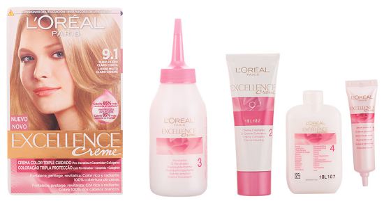 Excellence Creme Hair Coloring #9,1 Light Blonde Light Ash Excellence Creme Hair Coloring #9,1 Light Blonde Light Ash
