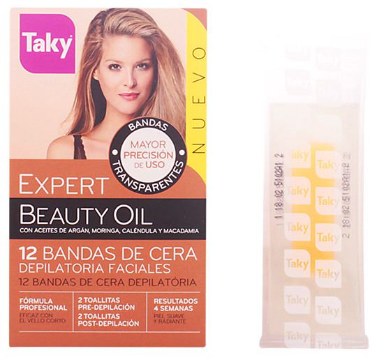 Depilatory Facial Wax Bands Beauty Oil 12 uds Depilatory Facial Wax Bands Beauty Oil 12 uds