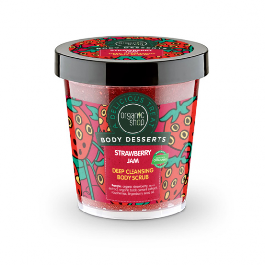Strawberry Jam Deep Cleansing Body Scrub Strawberry Jam Deep Cleansing Body Scrub