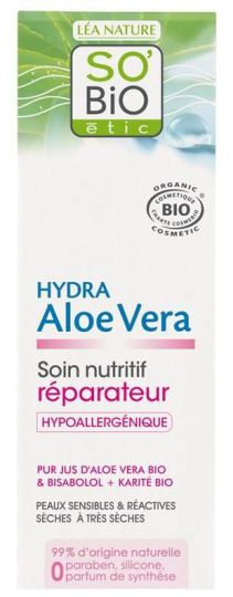 SO'BiO &eacute;tic Hydra Aloe Vera Repairing Nourishing Treatment 50 ml