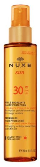 Sun Tanning Oil Face and Body Spf 30 of 150 ml Sun Tanning Oil Face and Body Spf 30 of 150 ml