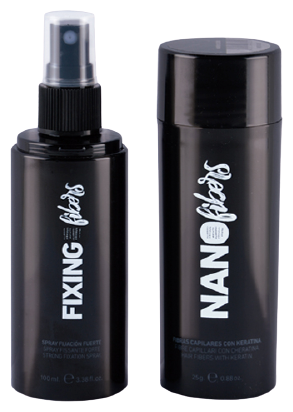 Hair Fibers with Keratin Nanofibers 26 gr + 100 ml Hair Fibers with Keratin Nanofibers 26 gr + 100 ml