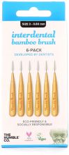 Interdental Brush Bamboo Size 3: 0.60 mm Blue 6 units Interdental Brush Bamboo Size 3: 0.60 mm Blue 6 units