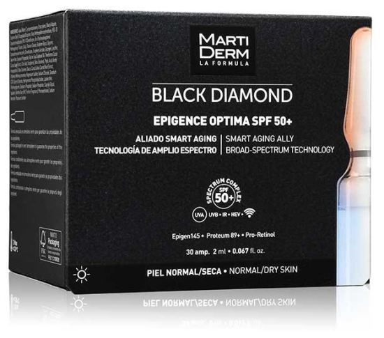Black Diamond Epigence Optima Spf 50+ 30 ampoules Black Diamond Epigence Optima Spf 50+ 30 ampoules