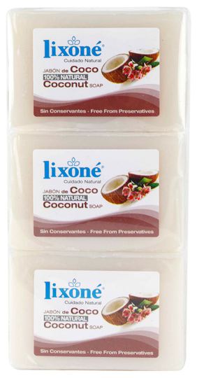 Coconut Soap 100% Natural 3 x 125 gr Coconut Soap 100% Natural 3 x 125 gr