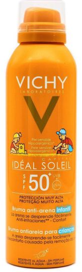 Vichy Ideal Soleil Bruma Anti arena infantil Spf50+