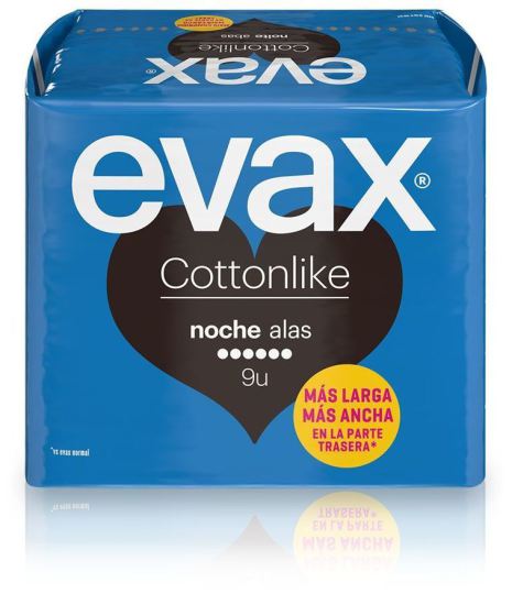 Cottonlike Night Pads with Wings 9 uds Cottonlike Night Pads with Wings 9 uds