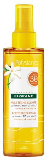 Klorane Polysianes Dry oil spf 30 200 ml