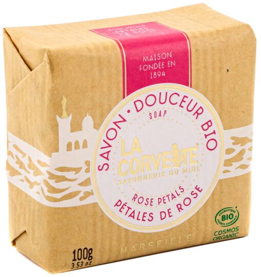 Jabón Pastilla Pétalos de Rosa 100 gr Jabón Pastilla Pétalos de Rosa 100 gr