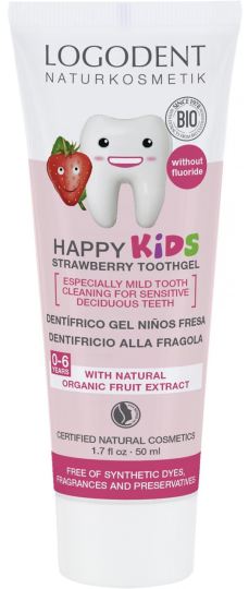 Strawberry Kids Toothpaste without Fluoride 50 ml Strawberry Kids Toothpaste without Fluoride 50 ml