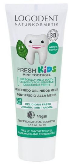 Kids Mint Toothpaste without Fluoride 50 ml Kids Mint Toothpaste without Fluoride 50 ml