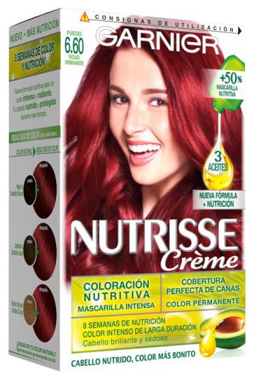 Nutrisse Creme Permanent nourishing color Vibrant Red 6.60 Nutrisse Creme Permanent nourishing color Vibrant Red 6.60