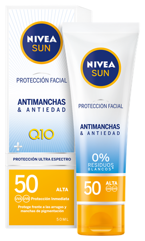 Sun UV Face Protection Stain & Anti-Age Q10 FP50+ 50 ml Sun UV Face Protection Stain & Anti-Age Q10 FP50+ 50 ml