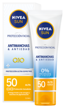 Sun UV Face Protection Stain & Anti-Age Q10 FP50+ 50 ml Sun UV Face Protection Stain & Anti-Age Q10 FP50+ 50 ml