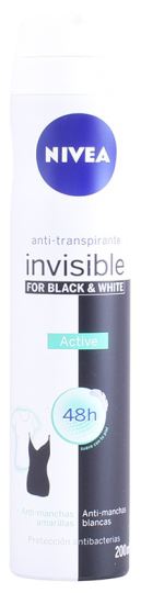 Black and White Invisible Active Vapo Deodorant 200 ml Black and White Invisible Active Vapo Deodorant 200 ml