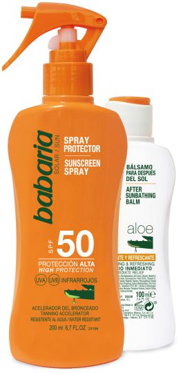 Sunscreen Spray Aloe F-50 + After sun Sunscreen Spray Aloe F-50 + After sun