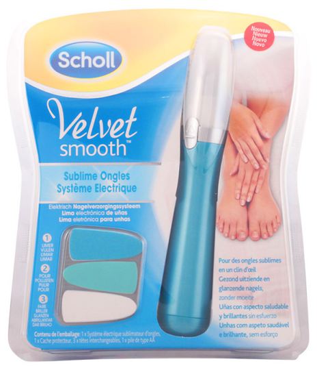 Scholl Velvet Smooth Electronic Nail Care System 1pack - Electric nail care  system - Zachos Pharmacy