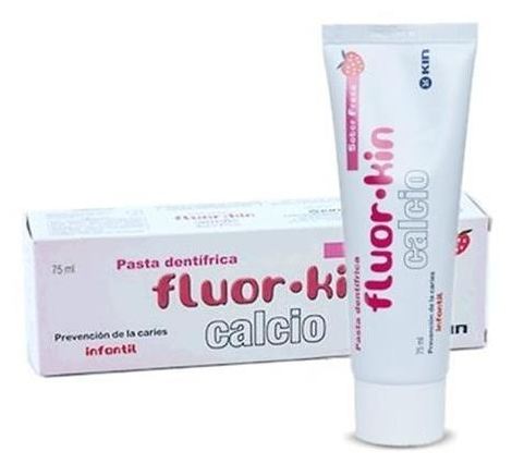 Calcium Fluor Toothpaste Children Strawberry 75ml Calcium Fluor Toothpaste Children Strawberry 75ml