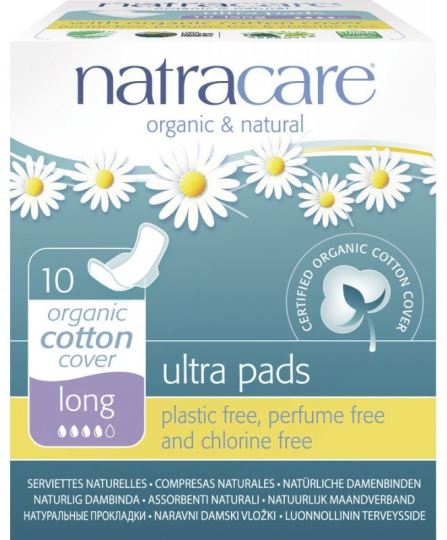 Ultra Long Compresses with Wings 10 uds Ultra Long Compresses with Wings 10 uds