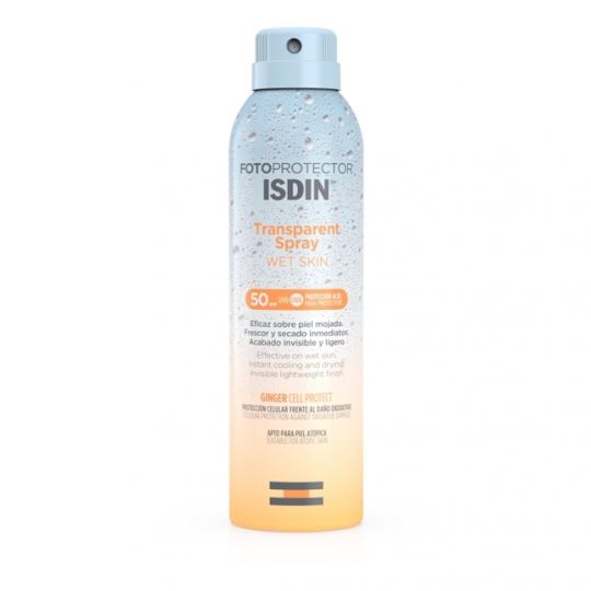 Isdin Photoprotector Wet Skin Spf 50+ Transparent Spray 250 ml