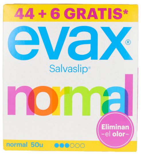 Salvaslip Protector Normal 44 + 6 Units. Salvaslip Protector Normal 44 + 6 Units.