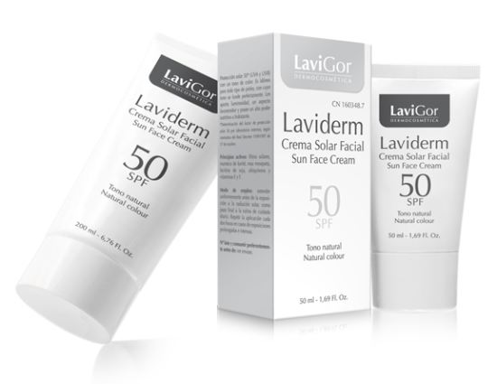 Facial Sun Cream Spf50 Laviderm Tube 50Ml. Facial Sun Cream Spf50 Laviderm Tube 50Ml.