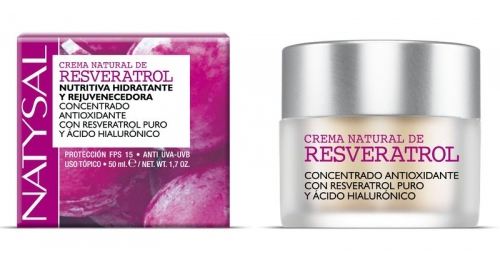 Natural Cream Resveratrol & Hyaluronic Acid 50 ml Natural Cream Resveratrol & Hyaluronic Acid 50 ml