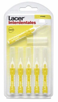 Interdental Cepillo Cilíndrico Recto Fino 6 unidades Interdental Cepillo Cilíndrico Recto Fino 6 unidades