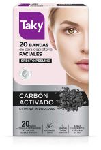 Activated Carbon Wax Band Facial 20 pcs Activated Carbon Wax Band Facial 20 pcs