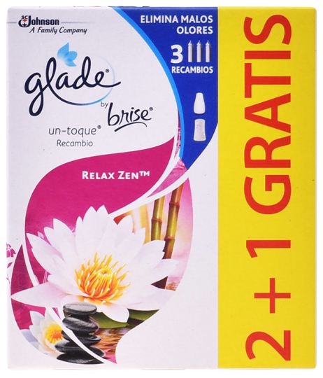 One Touch Air Freshener Zen relaxation refill 3 pcs One Touch Air Freshener Zen relaxation refill 3 pcs