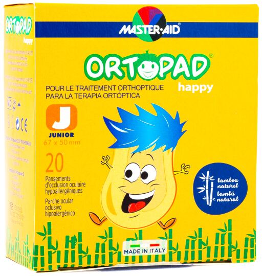 Parches Oculares Happy Junior 20 uds Parches Oculares Happy Junior 20 uds
