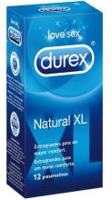 Condom Durex Natural XL 12 uds Condom Durex Natural XL 12 uds