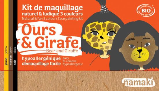 Bear and Giraffe Makeup Kit 3 x 2,5 gr Bear and Giraffe Makeup Kit 3 x 2,5 gr