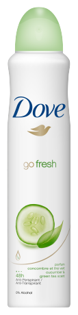 Go Fresh Cucumber Deodorant Spray 250 ml Go Fresh Cucumber Deodorant Spray 250 ml