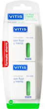 Vitis Dental Tape with Fluorine and Mint 2x50 ml Vitis Dental Tape with Fluorine and Mint 2x50 ml