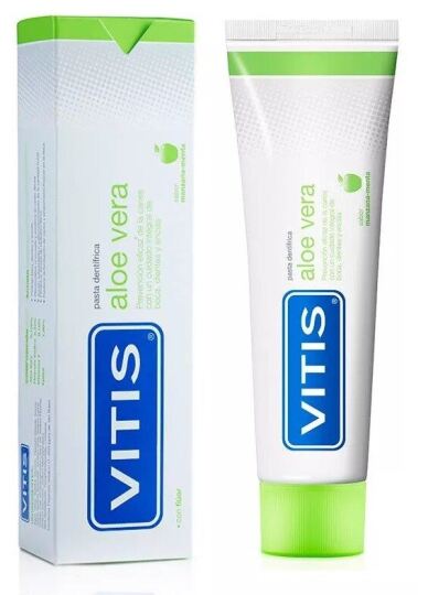 Aloe Vera Pasta Dentifrica Sabor Manzana-Menta 100 ml Aloe Vera Pasta Dentifrica Sabor Manzana-Menta 100 ml