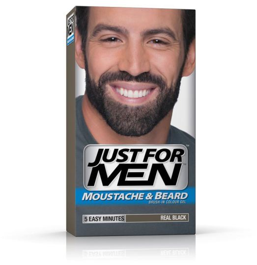 Just for Men Colouring Gel for Black moustache and beard Just for Men Colouring Gel for Black moustache and beard