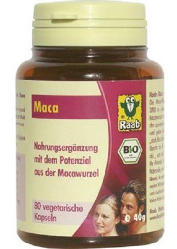 Maca bio pure, 80 capsules Maca bio pure, 80 capsules