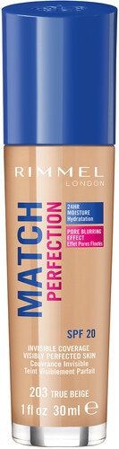 Match Perfection 203 True Beige Foundation 30 ml Match Perfection 203 True Beige Foundation 30 ml