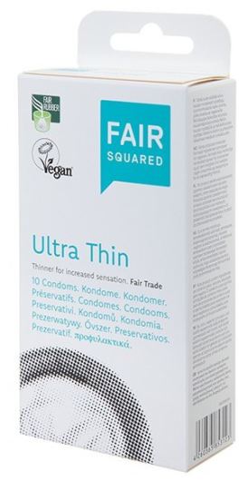 Fair Squared Ultra Fine Condoms 10 units Fair Squared Ultra Fine Condoms 10 units