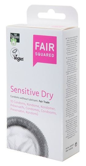 Fair Squared Sensitive Condoms 10 units Fair Squared Sensitive Condoms 10 units