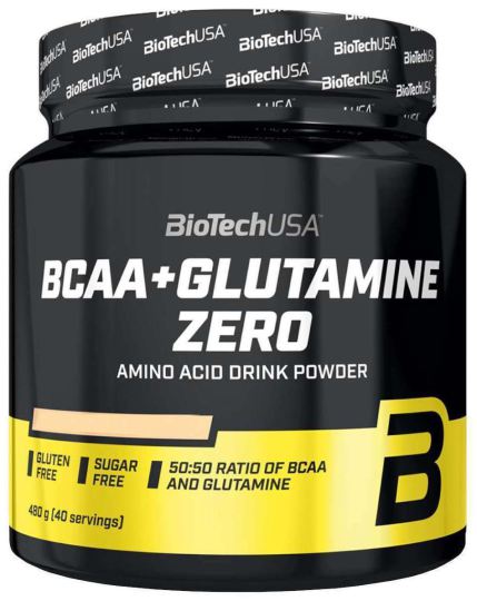 BiotechUSA BCAA + Glutamine zero peach ice tea 480 gr