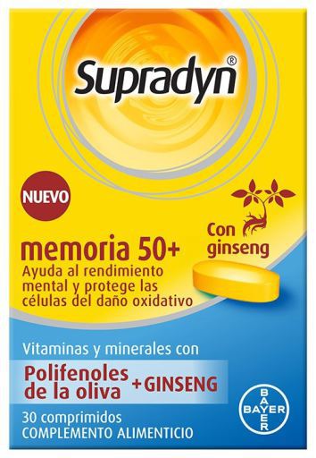 Supradyn Memory 50+ 30 tablets Supradyn Memory 50+ 30 tablets