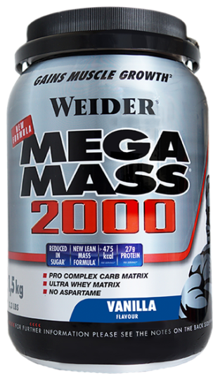 Mega Mass 2000 Vanilla flavour 1 5 kg Mega Mass 2000 Vanilla flavour 1 5 kg