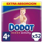Activity Extra Diapers Size 4 with 52 Units
