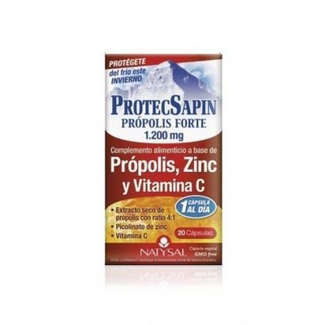 Protecsapin Propólis Forte 20 Capsules. Protecsapin Propólis Forte 20 Capsules.
